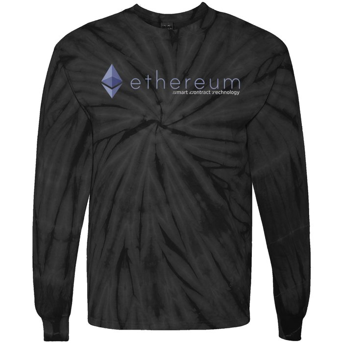 Ethereum ETH Smart Contract Technology Tie-Dye Long Sleeve Shirt