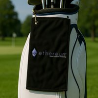 Ethereum ETH Smart Contract Technology Golf Towel