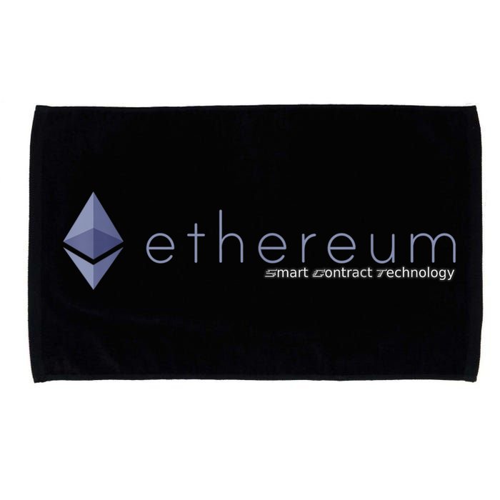 Ethereum ETH Smart Contract Technology Microfiber Hand Towel