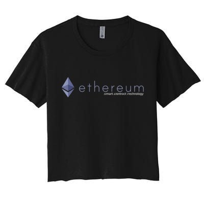Ethereum ETH Smart Contract Technology Crop Top