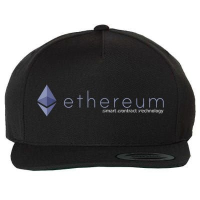 Ethereum ETH Smart Contract Technology Wool Snapback Cap