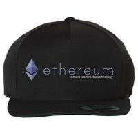 Ethereum ETH Smart Contract Technology Wool Snapback Cap