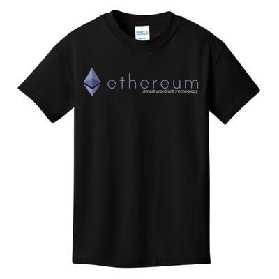 Ethereum ETH Smart Contract Technology Kids T-Shirt