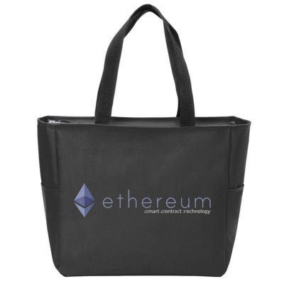 Ethereum ETH Smart Contract Technology Zip Tote Bag
