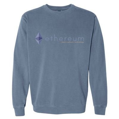 Ethereum ETH Smart Contract Technology Garment-Dyed Sweatshirt