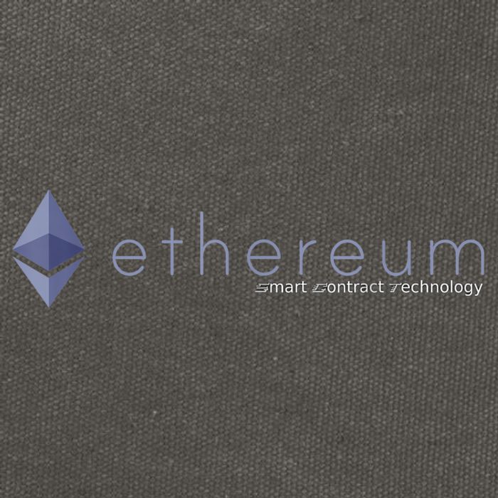Ethereum ETH Smart Contract Technology Cotton Canvas Backpack
