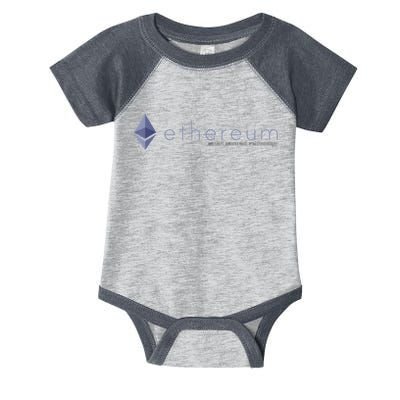 Ethereum ETH Smart Contract Technology Infant Baby Jersey Bodysuit