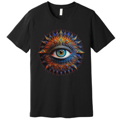 Evil Eye Symbol Of Protection Spiritual Esoteric Premium T-Shirt