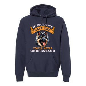 East European Shepherd Funny Dog Lover & Owner Premium Hoodie