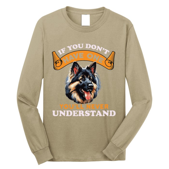 East European Shepherd Funny Dog Lover & Owner Long Sleeve Shirt