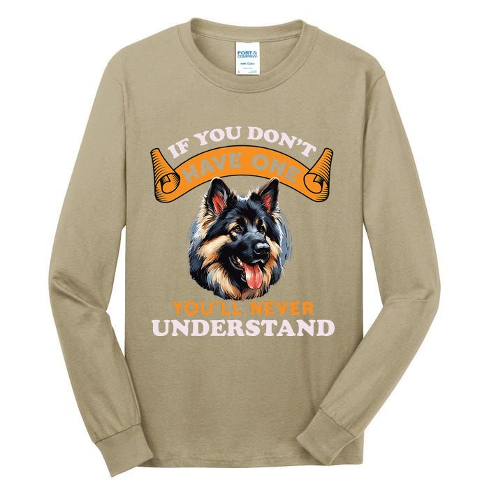 East European Shepherd Funny Dog Lover & Owner Tall Long Sleeve T-Shirt