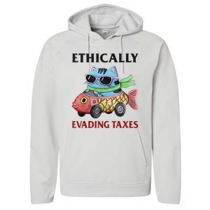 Ethically Evading Taxes Performance Fleece Hoodie