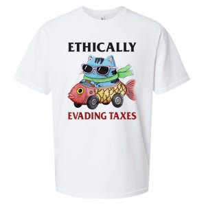 Ethically Evading Taxes Sueded Cloud Jersey T-Shirt