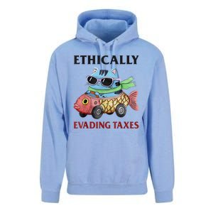 Ethically Evading Taxes Unisex Surf Hoodie