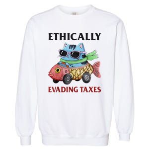 Ethically Evading Taxes Garment-Dyed Sweatshirt