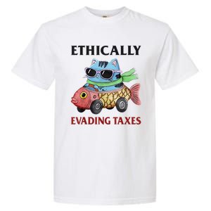 Ethically Evading Taxes Garment-Dyed Heavyweight T-Shirt