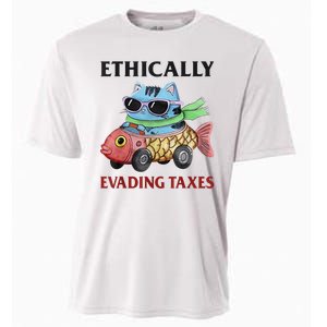 Ethically Evading Taxes Cooling Performance Crew T-Shirt