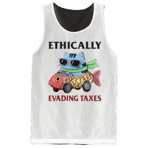 Ethically Evading Taxes Mesh Reversible Basketball Jersey Tank