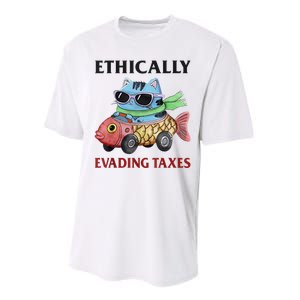 Ethically Evading Taxes Performance Sprint T-Shirt