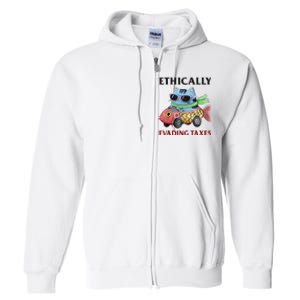 Ethically Evading Taxes Full Zip Hoodie