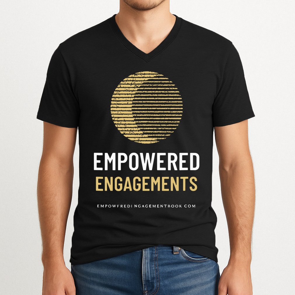 Empowered Engagements The Book V-Neck T-Shirt