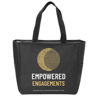 Empowered Engagements The Book Zip Tote Bag