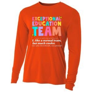 Exceptional Education Team Sped Ese Teacher Definition Quote Cooling Performance Long Sleeve Crew