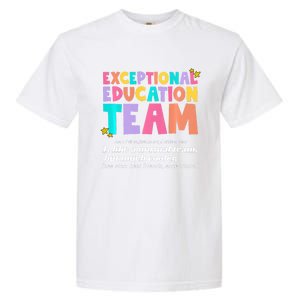 Exceptional Education Team Sped Ese Teacher Definition Quote Garment-Dyed Heavyweight T-Shirt