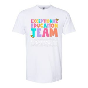 Exceptional Education Team Sped Ese Teacher Definition Quote Softstyle CVC T-Shirt