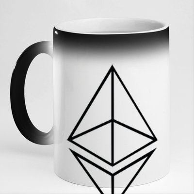 Ethereum 11oz Black Color Changing Mug