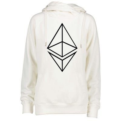 Ethereum Womens Funnel Neck Pullover Hood