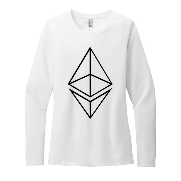 Ethereum Womens CVC Long Sleeve Shirt