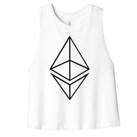 Ethereum Women's Racerback Cropped Tank