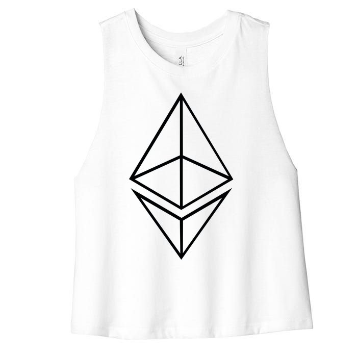 Ethereum Women's Racerback Cropped Tank