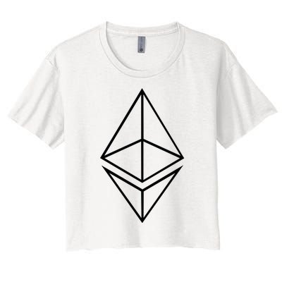 Ethereum Women's Crop Top Tee