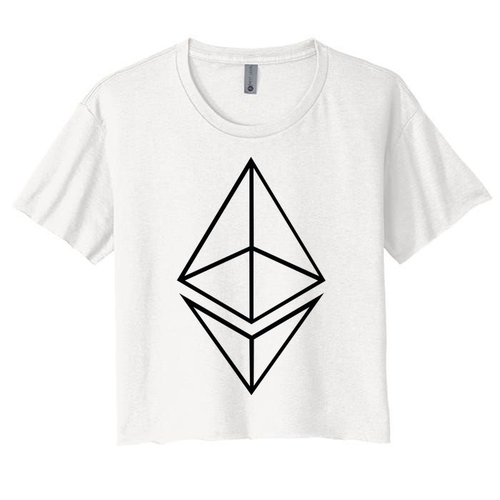 Ethereum Women's Crop Top Tee