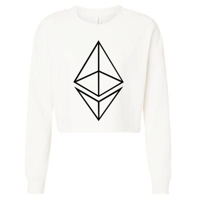 Ethereum Cropped Pullover Crew