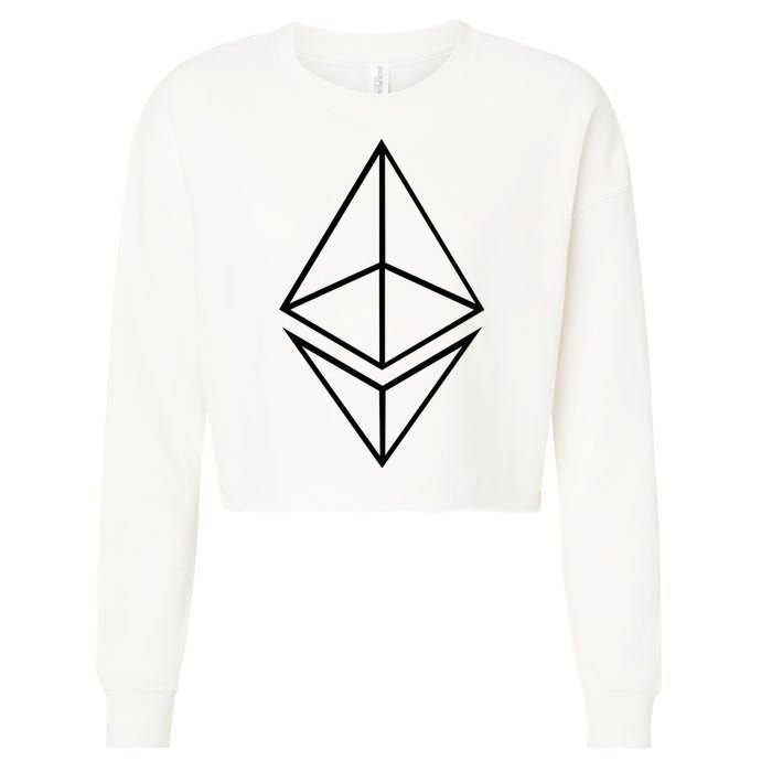Ethereum Cropped Pullover Crew
