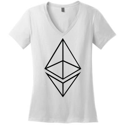 Ethereum Women's V-Neck T-Shirt