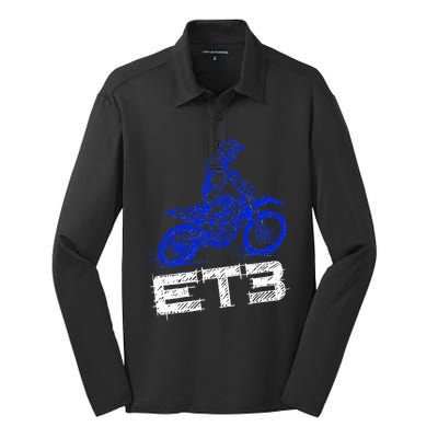 E.L.I E.T.3 Tomac Silk Touch Performance Long Sleeve Polo