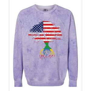 Ethiopian Ethiopia T Gift For Ethiopian People Colorblast Crewneck Sweatshirt