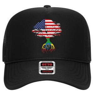 Ethiopian Ethiopia T Gift For Ethiopian People High Crown Mesh Back Trucker Hat