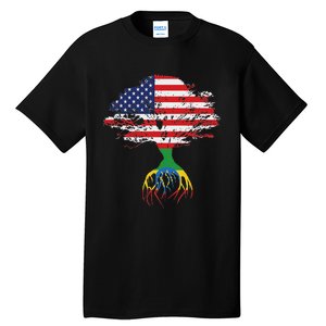 Ethiopian Ethiopia T Gift For Ethiopian People Tall T-Shirt