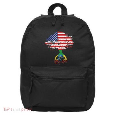 Ethiopian Ethiopia T Gift For Ethiopian People 16 in Basic Backpack