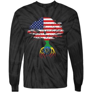 Ethiopian Ethiopia T Gift For Ethiopian People Tie-Dye Long Sleeve Shirt