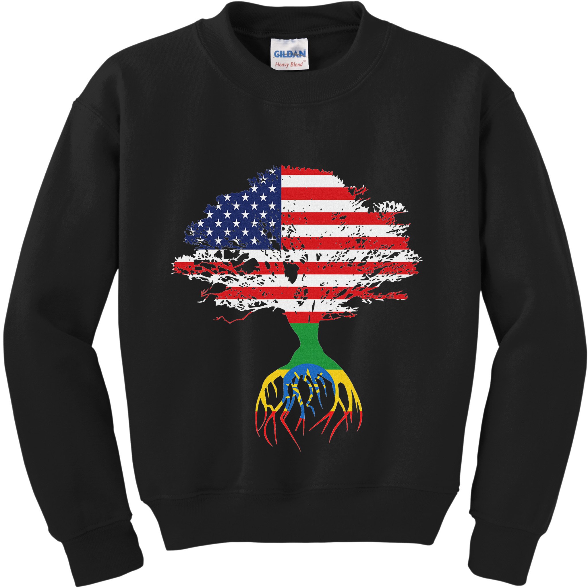 Ethiopian Ethiopia T Gift For Ethiopian People Kids Sweatshirt