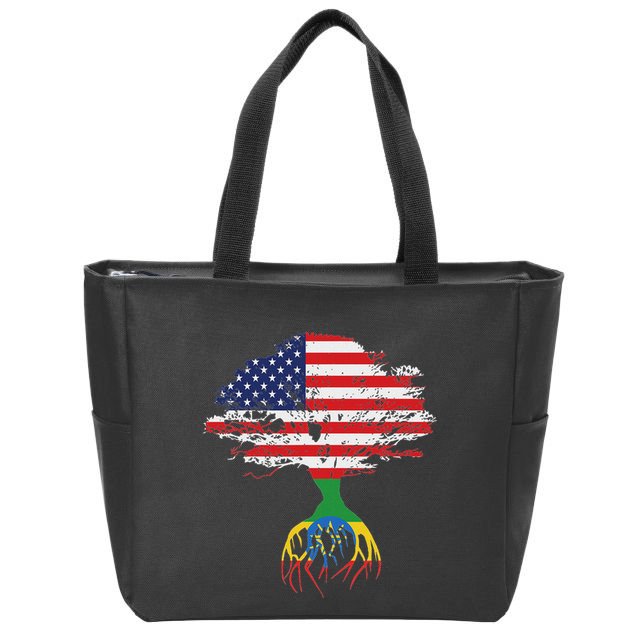 Ethiopian Ethiopia T Gift For Ethiopian People Zip Tote Bag