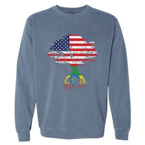 Ethiopian Ethiopia T Gift For Ethiopian People Garment-Dyed Sweatshirt