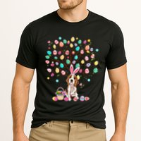 Easter Eggs Tree Beagle Dog Wearing Bunny Ear Performance Shirt