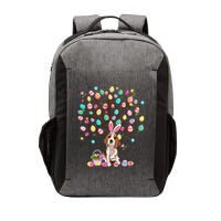 Easter Eggs Tree Beagle Dog Wearing Bunny Ear Vector Backpack